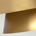 Feiss Brisbin 1 Light Pendant Light in Burnished Brass