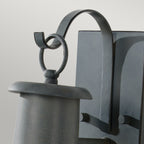 Feiss Chelsea Harbor Outdoor Wall Light in Storm Cloud Grey