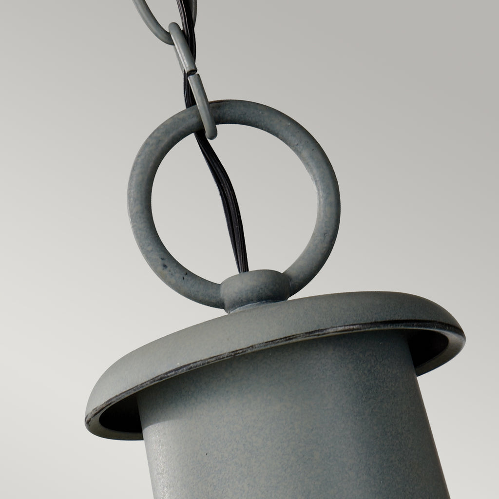 Feiss Chelsea Harbor Pendant Light in Storm Cloud Grey Finish