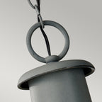 Feiss Chelsea Harbor Pendant Light in Storm Cloud Grey Finish