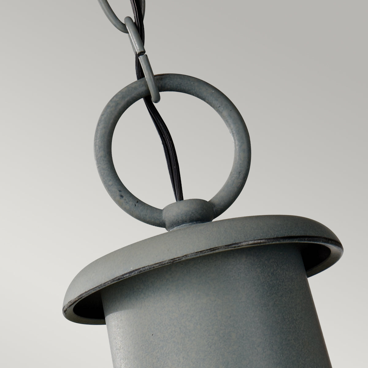 Feiss Chelsea Harbor Pendant Light in Storm Cloud Grey Finish
