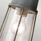 Feiss Chelsea Harbor Pendant Light in Storm Cloud Grey Finish