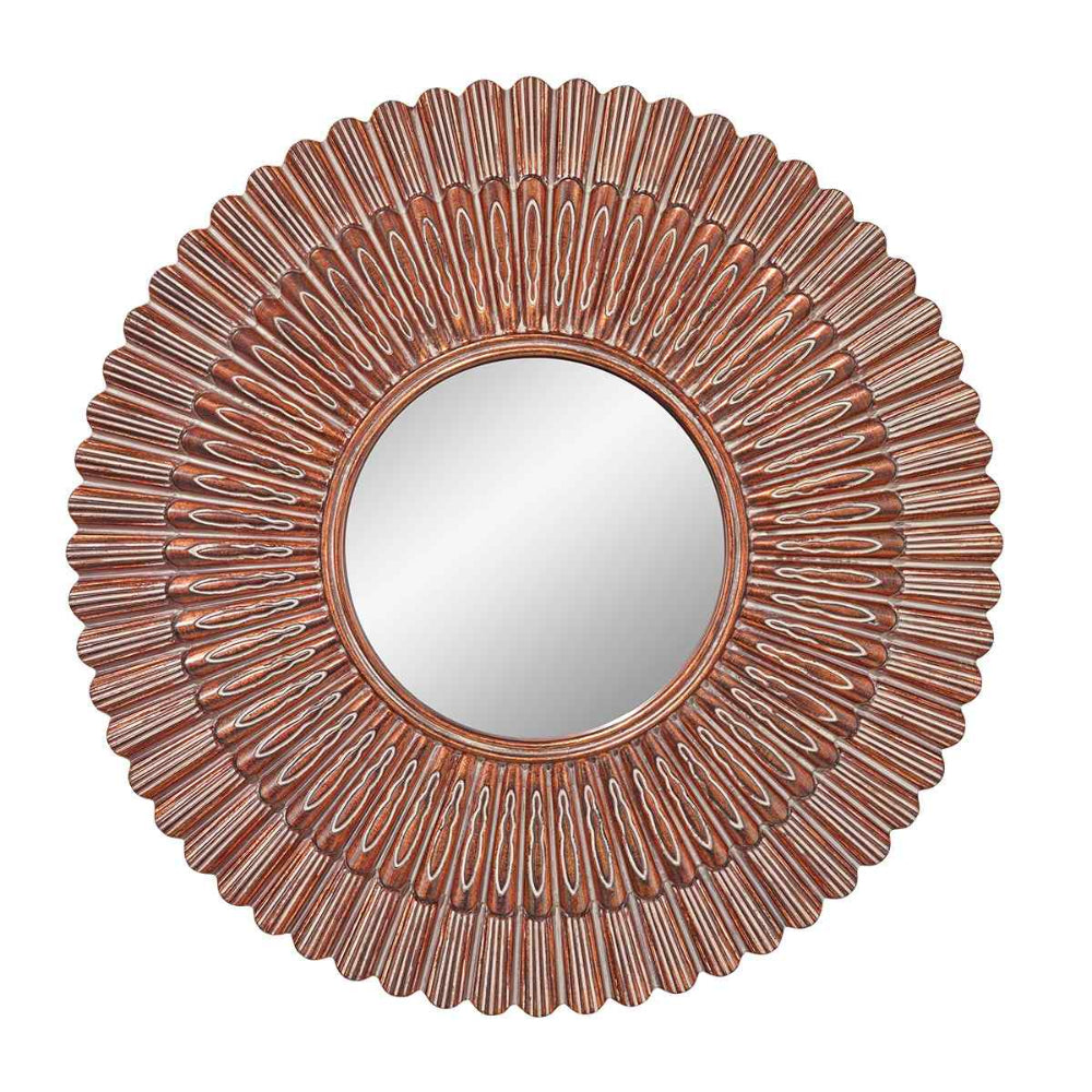Feiss Cheyenne Mirror in Aegean Gold