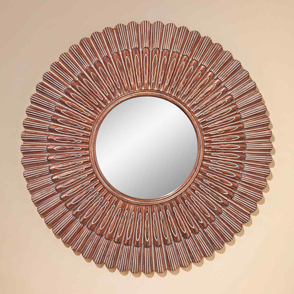 Feiss Cheyenne Mirror in Aegean Gold