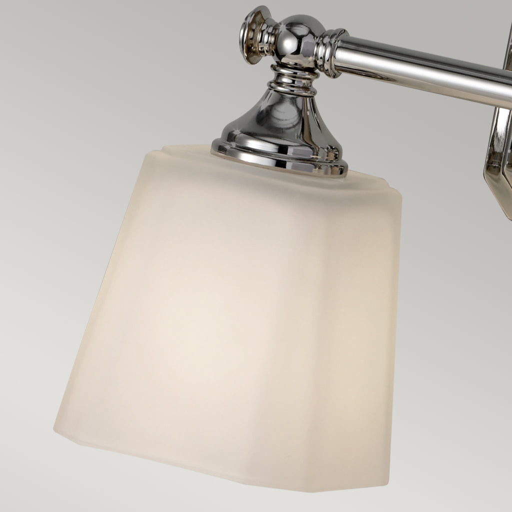 Feiss Concord 2 Light Bathroom Wall Light in Polished Chrome