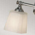 Feiss Concord 2 Light Bathroom Wall Light in Polished Chrome