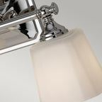 Feiss Concord 2 Light Bathroom Wall Light in Polished Chrome