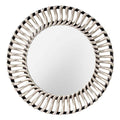 Feiss Cosmo Mirror in Black and Silver