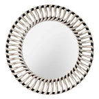 Feiss Cosmo Mirror in Black and Silver