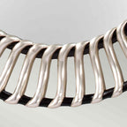 Feiss Cosmo Mirror in Black and Silver
