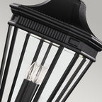 Feiss Cotswold Lane Large Chain Outdoor Lantern in Black Die-Cast Aluminium