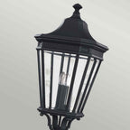 Feiss Cotswold Lane Large Outdoor Post in Black