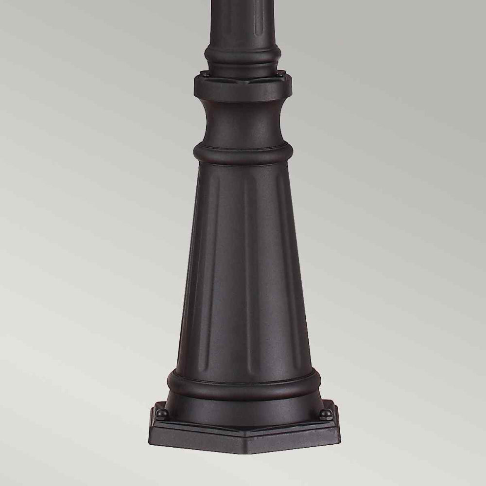 Feiss Cotswold Lane Large Outdoor Post in Black