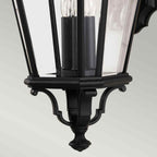 Feiss Cotswold Lane Large Outdoor Wall Lantern in Black Die-Cast Aluminium