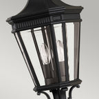 Feiss Cotswold Lane Medium Outdoor Chain Lantern in Black Die-Cast Aluminium