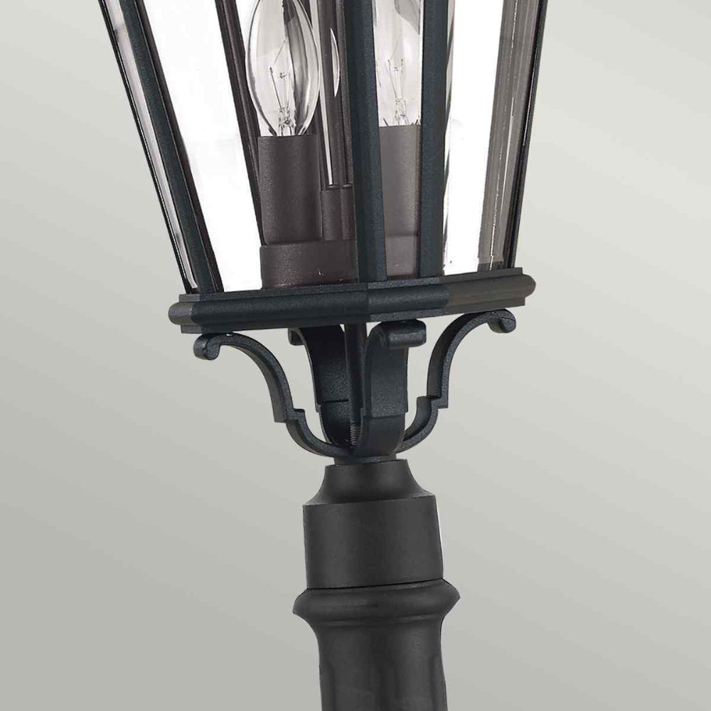 Feiss Cotswold Lane Medium Outdoor Pillar in Black