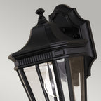 Feiss Cotswold Lane Small Wall Lantern in Black Die-Cast Aluminium