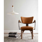 Feiss Darwin 1 Light Pendant Light in Matte White
