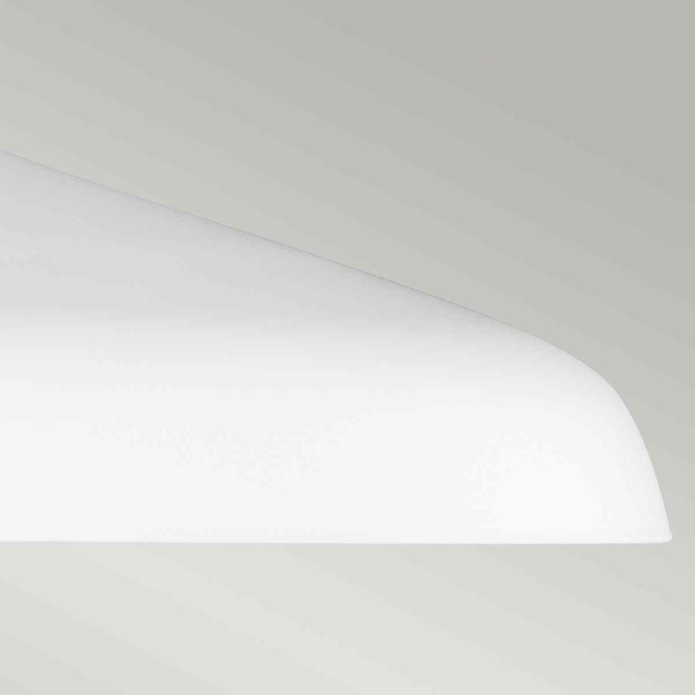 Feiss Darwin 1 Light Pendant Light in Matte White