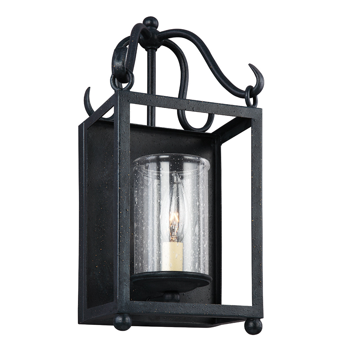 Feiss Declaration 1 Light Wall Light in Antique Forged Iron