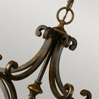 Feiss Drawing Room 5 Light Pendant Light in Walnut