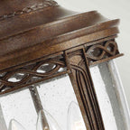 Feiss English Bridle Large 3 Light Chain Lantern in British Bronze