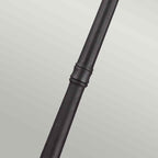 Feiss English Bridle Large 3 Light Outdoor Lamp Post in Black