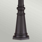 Feiss English Bridle Large 3 Light Outdoor Lamp Post in Black