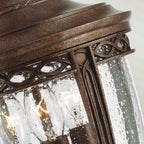 Feiss English Bridle Medium 3 Light Chain Lantern in British Bronze