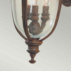 Feiss English Bridle Medium 3 Light Outdoor Wall Lantern in British Bronze