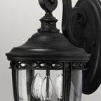 Feiss English Bridle Medium 3 Light Wall Lantern in Black