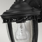 Feiss English Bridle Small Wall Lantern in Black
