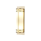 Feiss Fusion 2 Light Wall Light in Painted Natural Brass