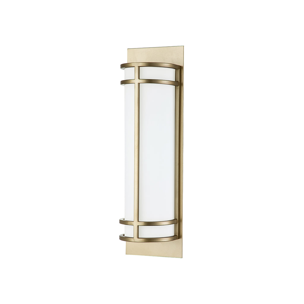 Feiss Fusion 2 Light Wall Light in Painted Natural Brass