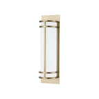 Feiss Fusion 2 Light Wall Light in Painted Natural Brass