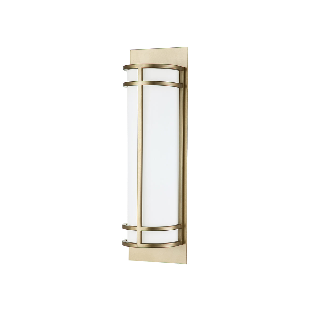 Feiss Fusion 2 Light Wall Light in Painted Natural Brass