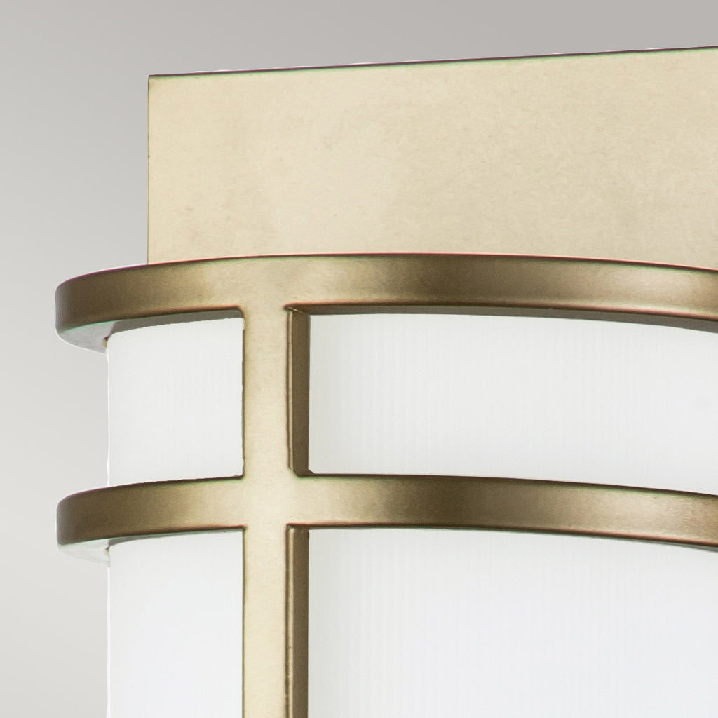 Feiss Fusion 2 Light Wall Light in Painted Natural Brass