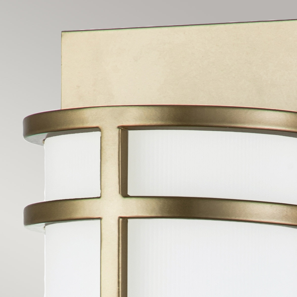 Feiss Fusion 2 Light Wall Light in Painted Natural Brass