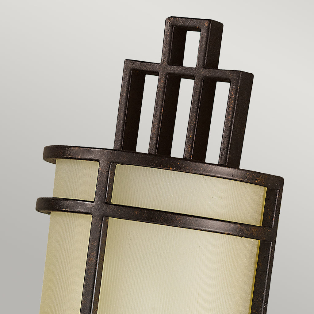 Feiss Fusion Single Wall Light in Grecian Bronze