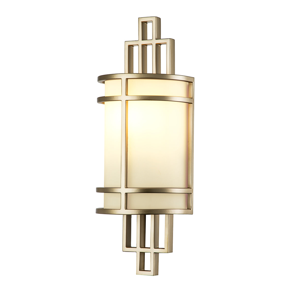 Feiss Fusion Single Wall Light in Painted Natural Brass