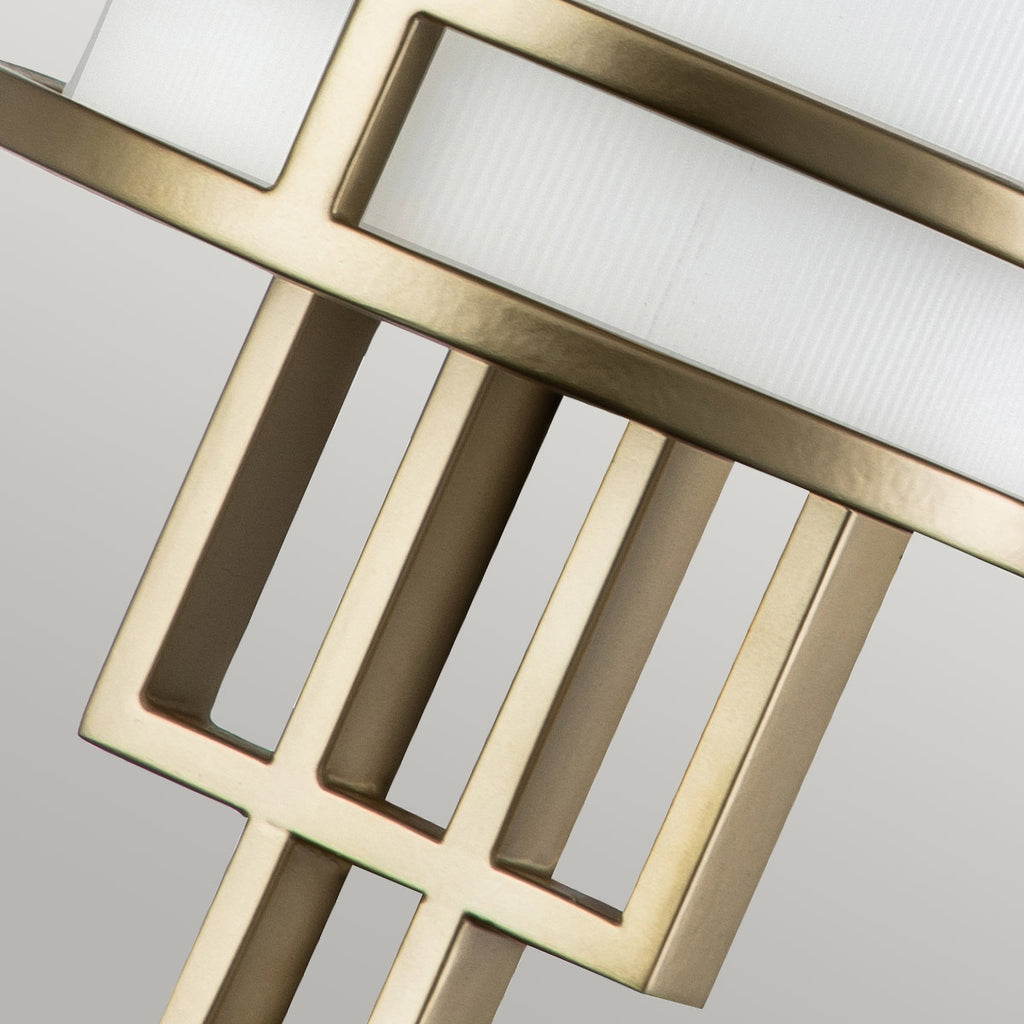 Feiss Fusion Single Wall Light in Painted Natural Brass