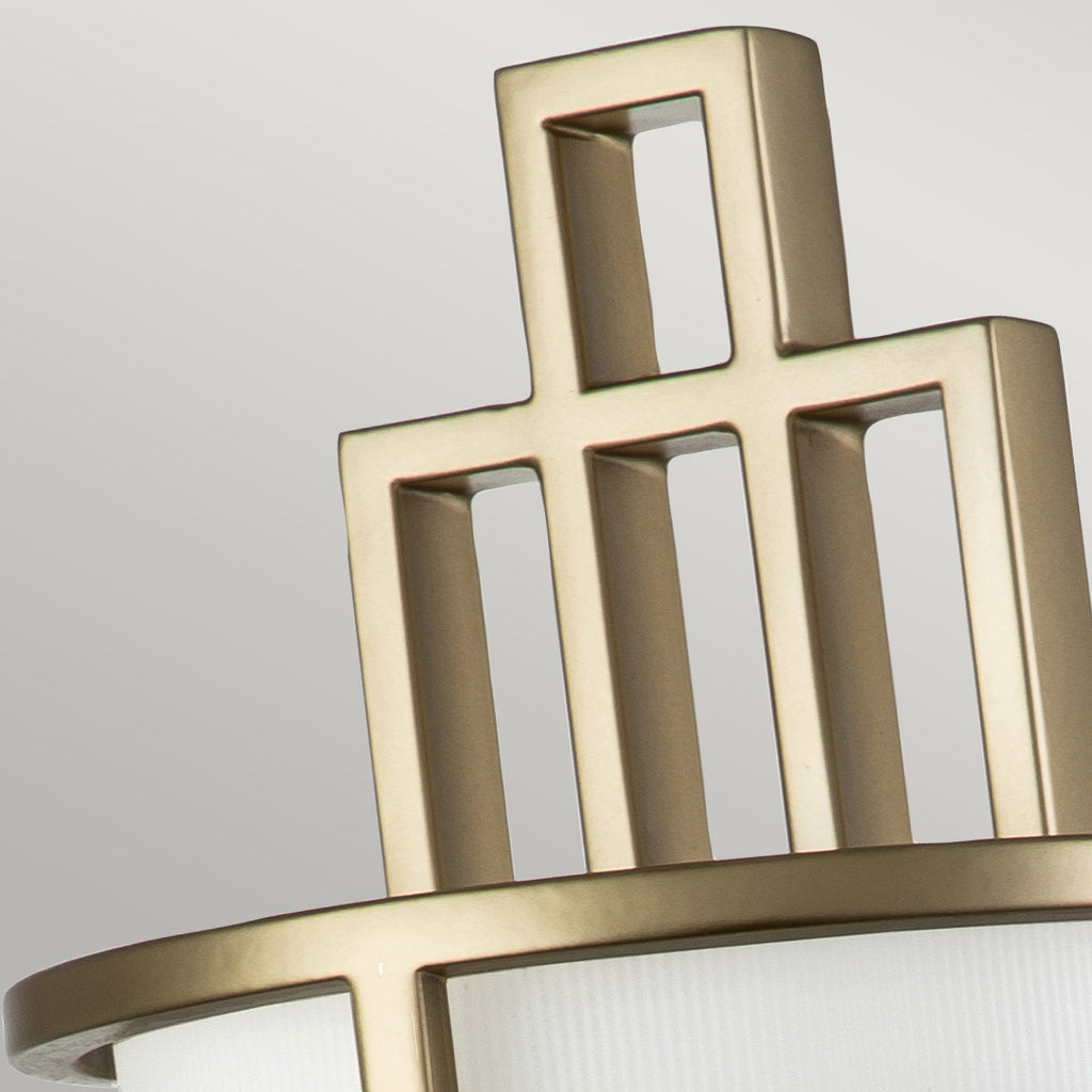 Feiss Fusion Single Wall Light in Painted Natural Brass