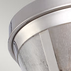 Feiss Harrow 2 Light Flush Ceiling Light in Polished Nickel