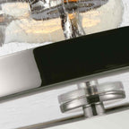 Feiss Harrow 2 Light Semi Flush Ceiling Light in Polished Nickel