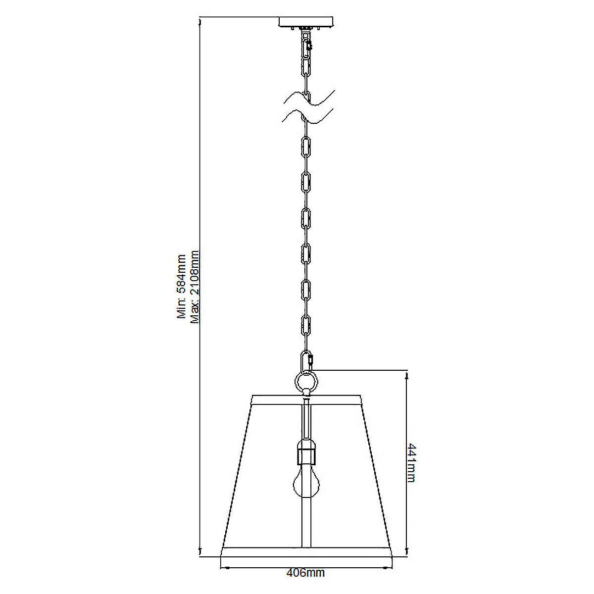 Feiss Harrow Medium Pendant Light