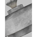 Feiss Haymarket 1 Light Pendant Light in Weathered Galvanized