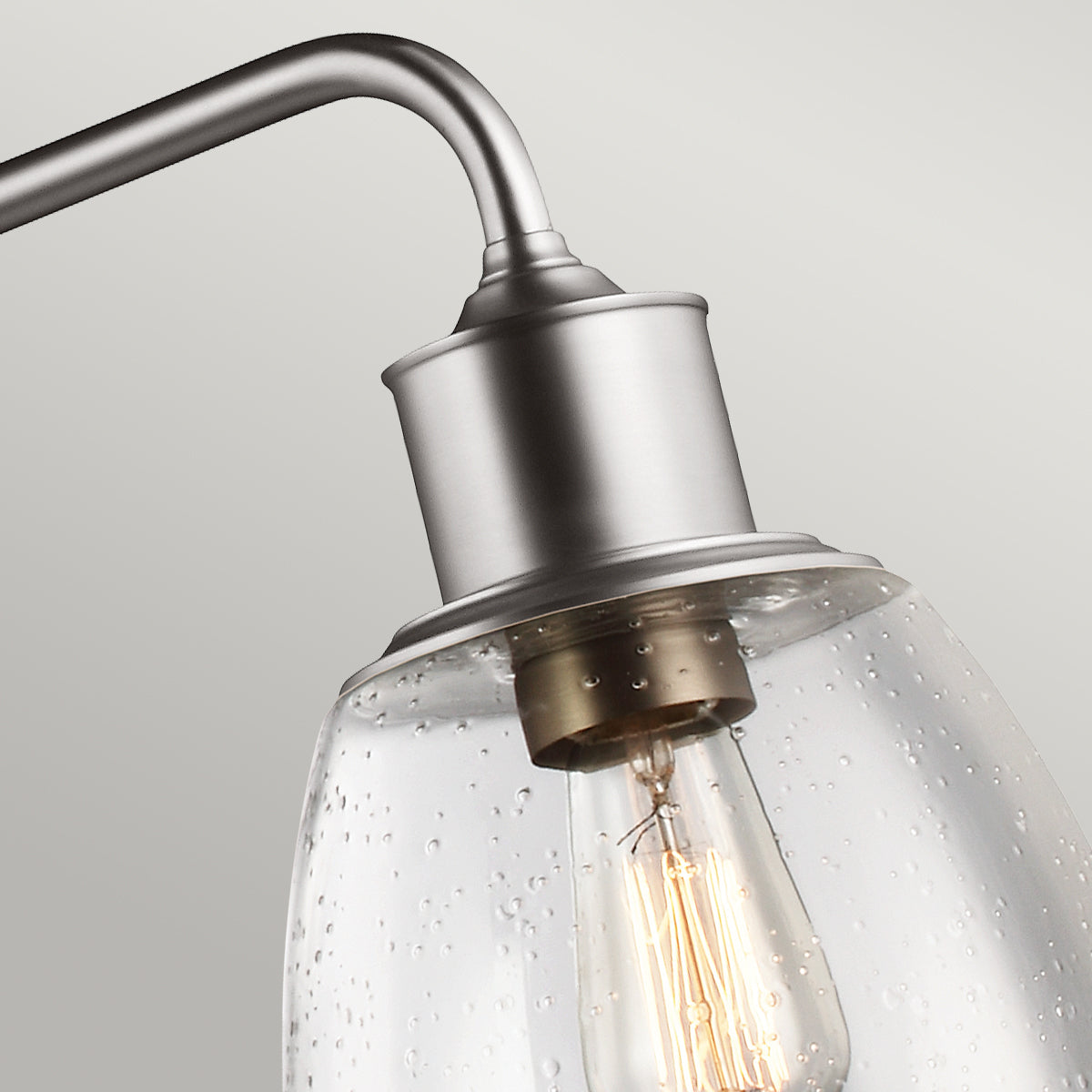 Feiss Hobson 3 Light Pendant Light in Satin Nickel