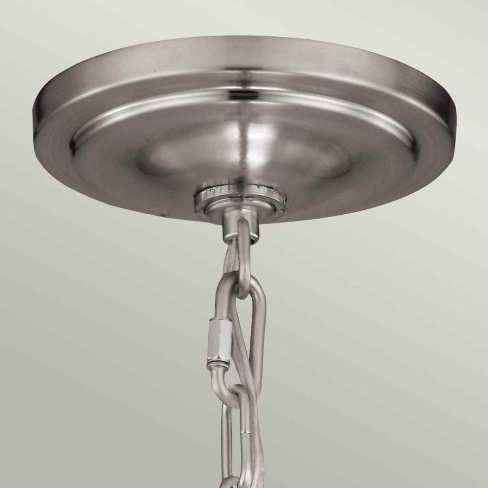 Feiss Hounslow Mini Pendant Light in Brushed Steel