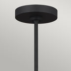 Feiss Jax 10 Light Chandelier in Midnight Black