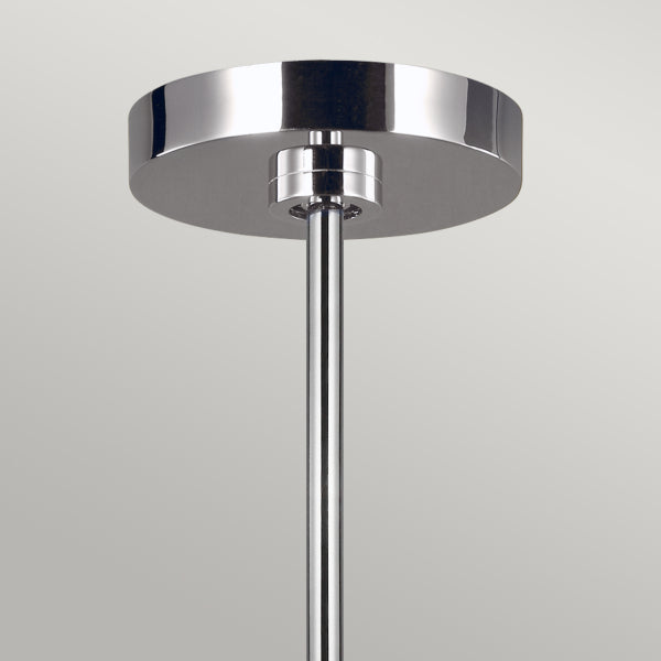 Feiss Jax 10 Light Chandelier in Polished Nickel